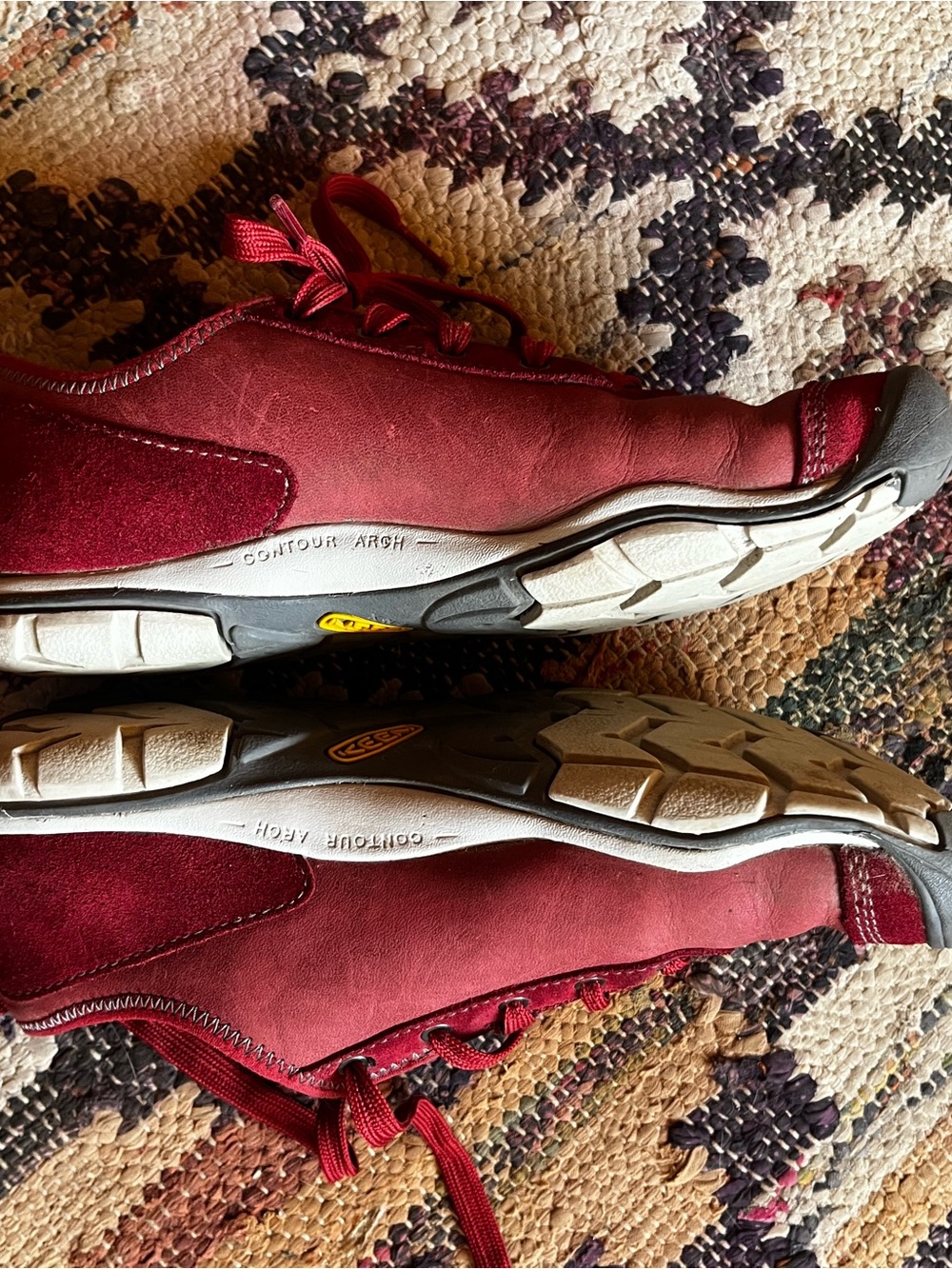 Keen Red Lace-Up Sneakers View 5